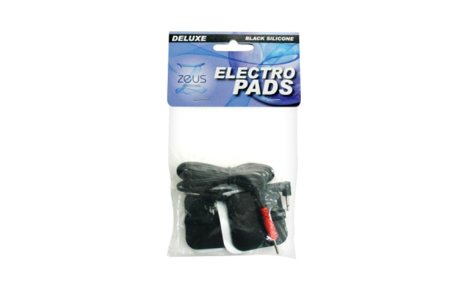 Zeus Deluxe Black Electro Pads 2 Pack Electro Sex