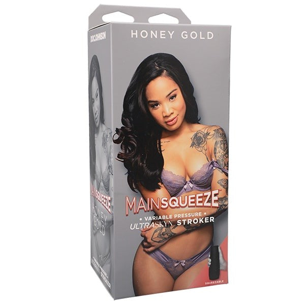 Honey Gold ULTRASKYN Stroker - Discreet Pleasure on the Go Realistic Butts And Vaginas