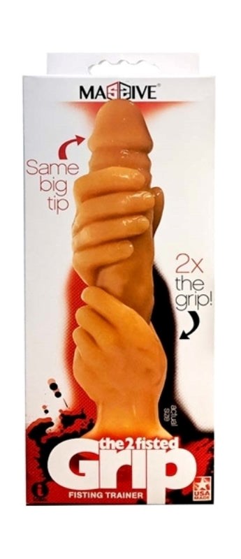 Massive The 2 Fisted Grip Fisting Trainer Anal Dildos