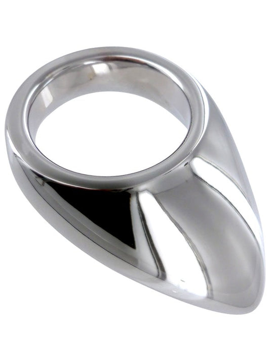 Master Series Taint Licker Cock Ring Small - Steel Cock Rings