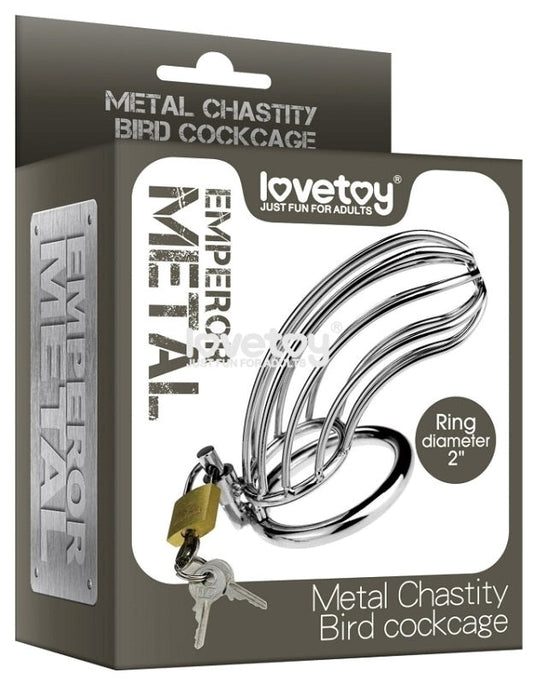 Metal Chastity Bird Cock Cage - Male Chastity