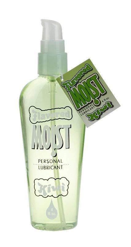 Pipedream Moist Flavored Personal Lubricant Kiwi 4 oz Water Based Lubes