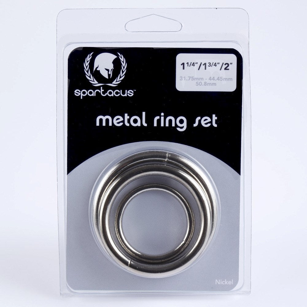 Nickel Metal C Ring Set Cock Rings