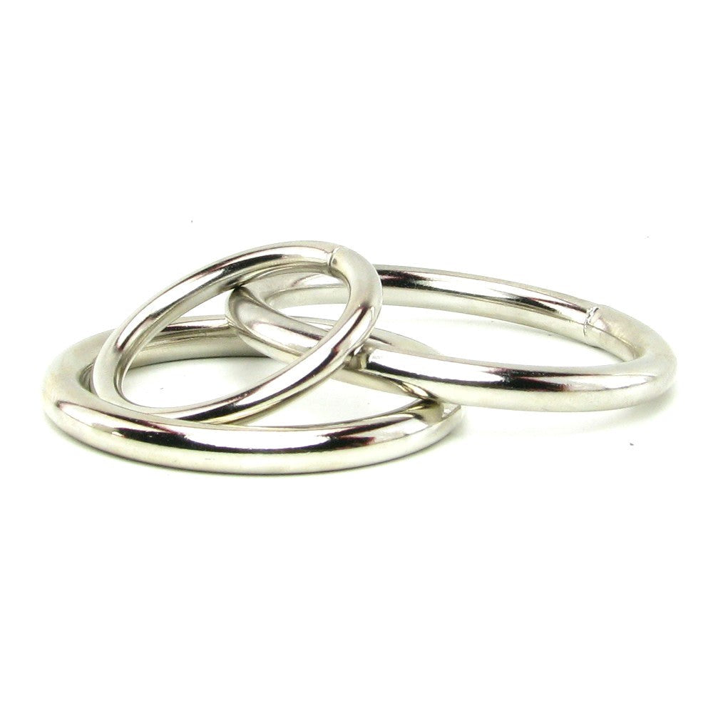 Nickel Metal C Ring Set Cock Rings