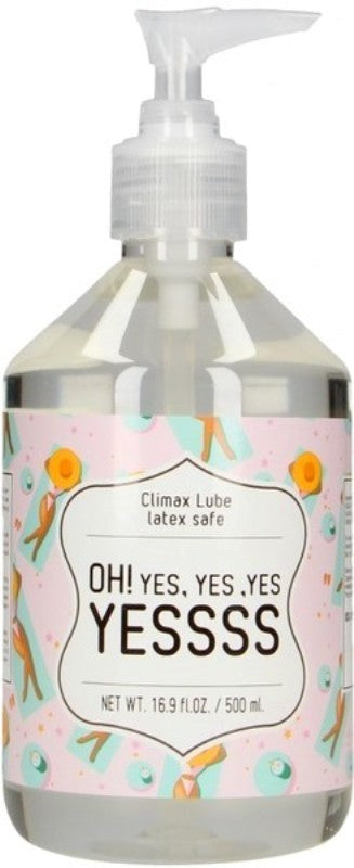 Oh Yes, Yes, Yes, Yesss (500ml) Water Based Lubes