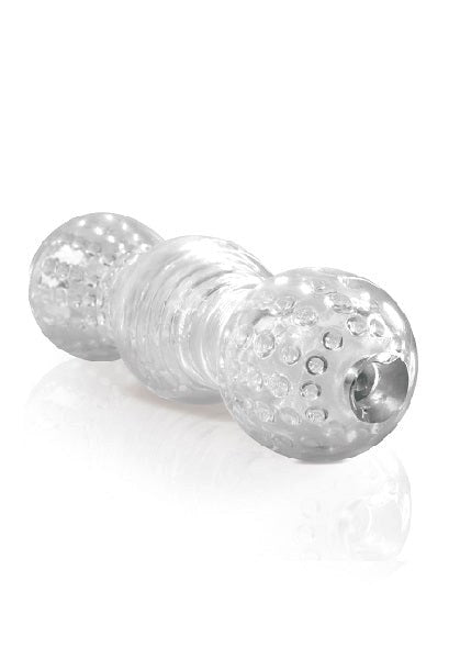 Pipedream Extreme Crystal Clear Realistic Male Stimulator - Masturbators and Strokers