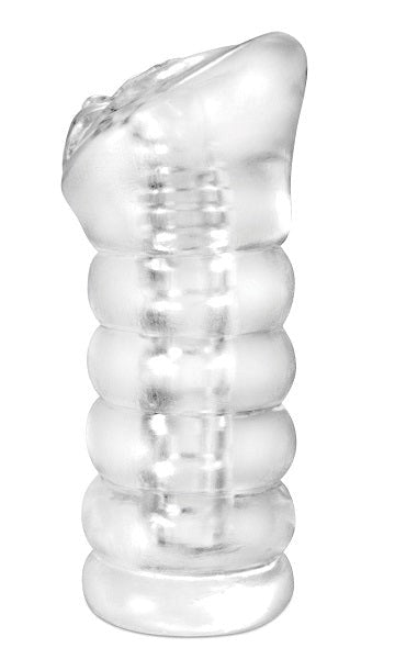 Pipedream Extreme Ribbed See-Thru Male Stroker Masturbators and Strokers