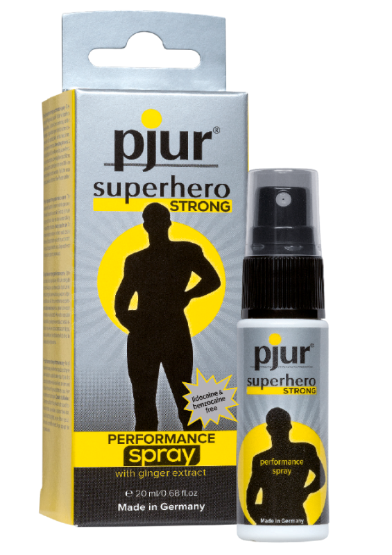 Pjur Superhero Strong Performance Spray 20ml Delay and Excite Sprays
