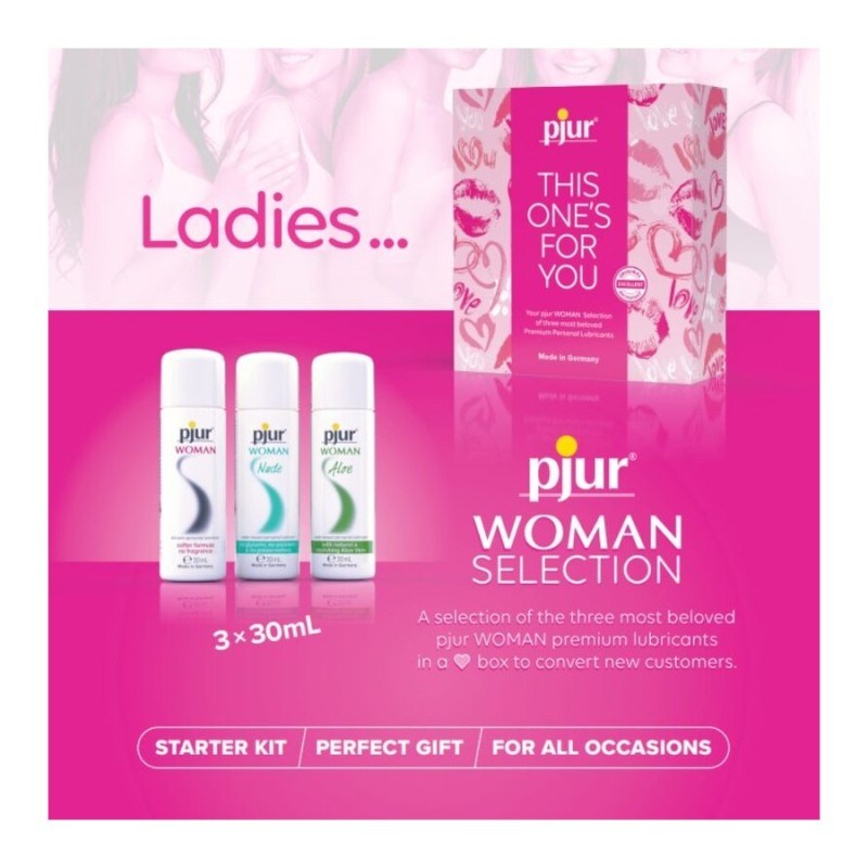 Pjur Woman Selection 3 x 30ml Water Based Lubes