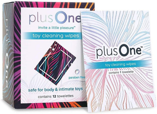 PlusOne Toy Cleaning Wipes - Adult Toy Cleaner