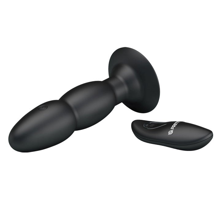 Pleasure Unleashed - Beaded Remote Anal Vibrator Anal Vibrators
