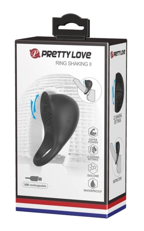 Pretty Love Ring Shaking II Stretchy Cock Rings