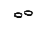 Sport Fucker 2 Pack Epic Hard on Cock Ring Set Black Cock Ring Sets