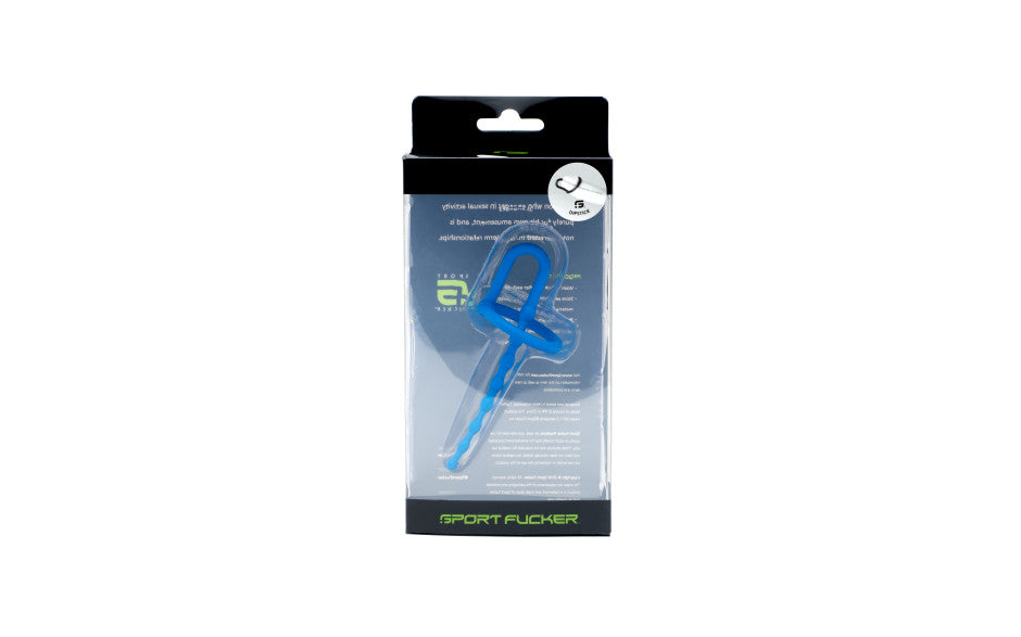 Sport Fucker Dipstick Silicone Penis Plug Blue Penis Plugs