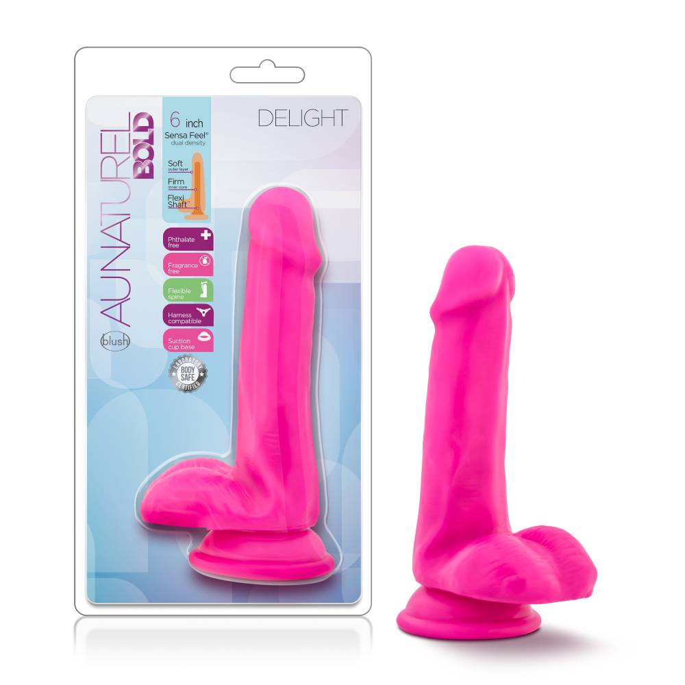 Au Naturel Bold Delight 6 inch Realistic Dildo Realistic Dildos