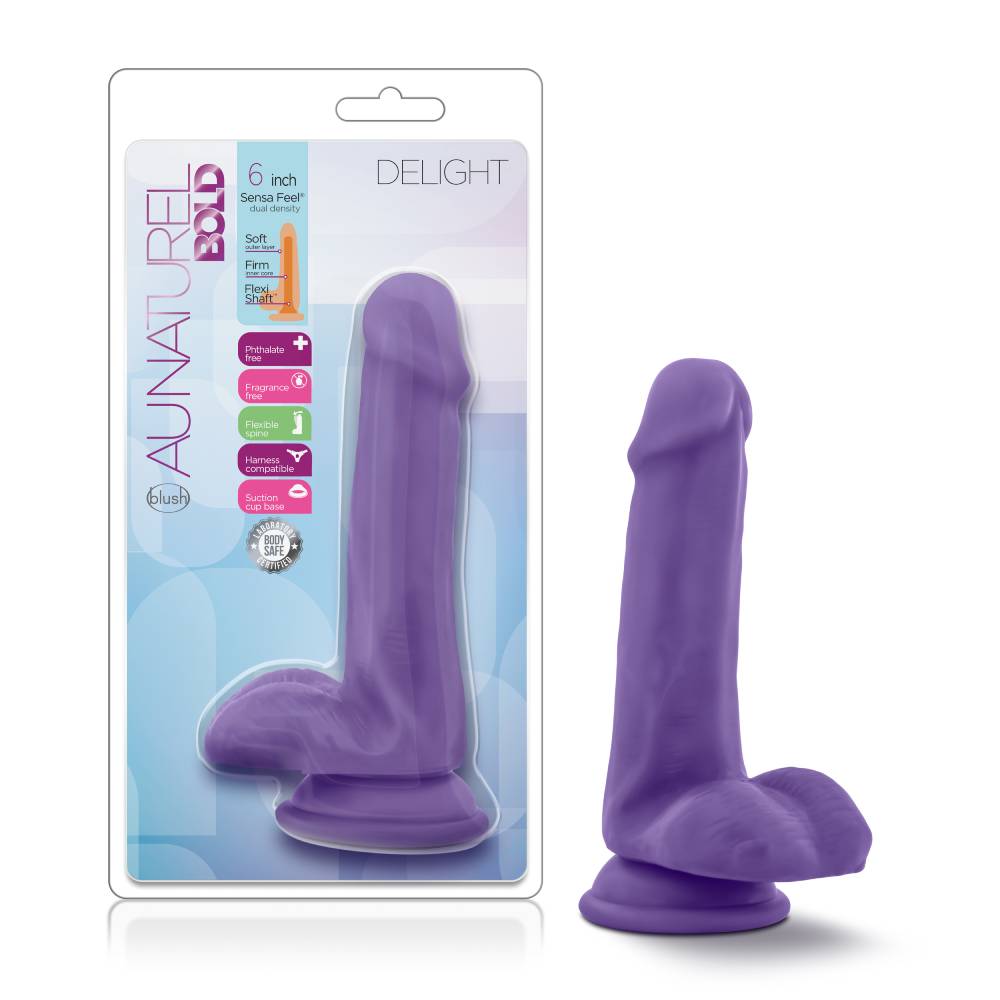 Au Naturel Bold Delight 6 inch Realistic Dildo Realistic Dildos