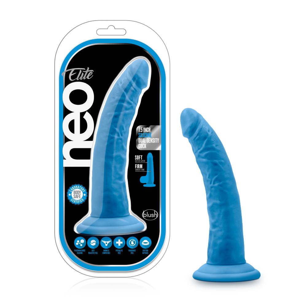 Neo Elite 7.5 inch Silicone Dual Density Realistic Cock Realistic Dildos