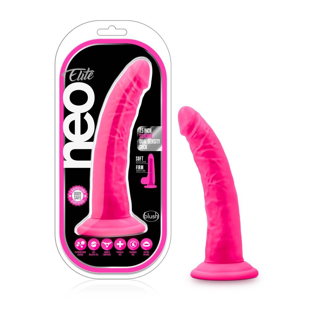 Neo Elite 7.5 inch Silicone Dual Density Realistic Cock Realistic Dildos