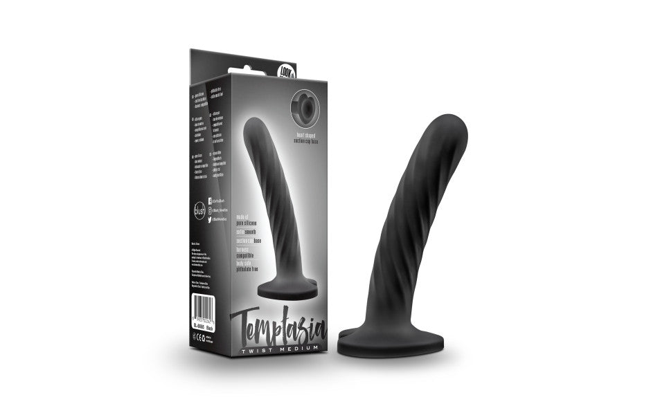 Temptasia Twist Design Anal and G Spot Dildo Medium Non-Realistic Dildos