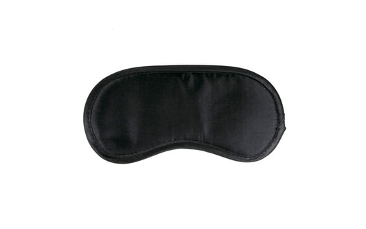 Fetish Collection Black Satin Eye Mask - Masks And Blindfolds
