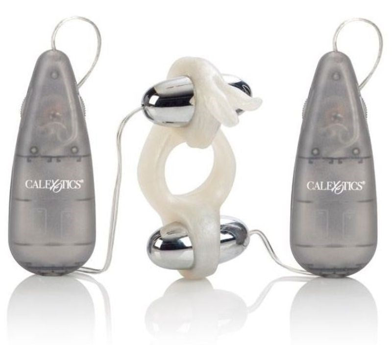 CalExotics Rockin' Rabbit Dual Vibrating Cock Ring Cock Rings