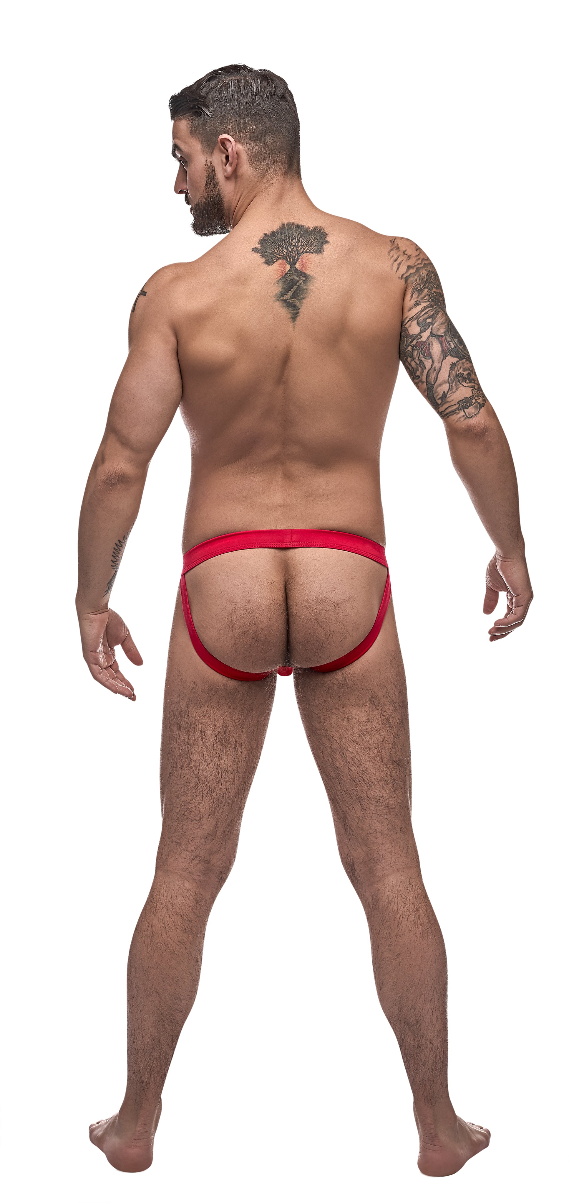 Male Power Pure Comfort Male Sport Jock Red Jocks and G-Strings