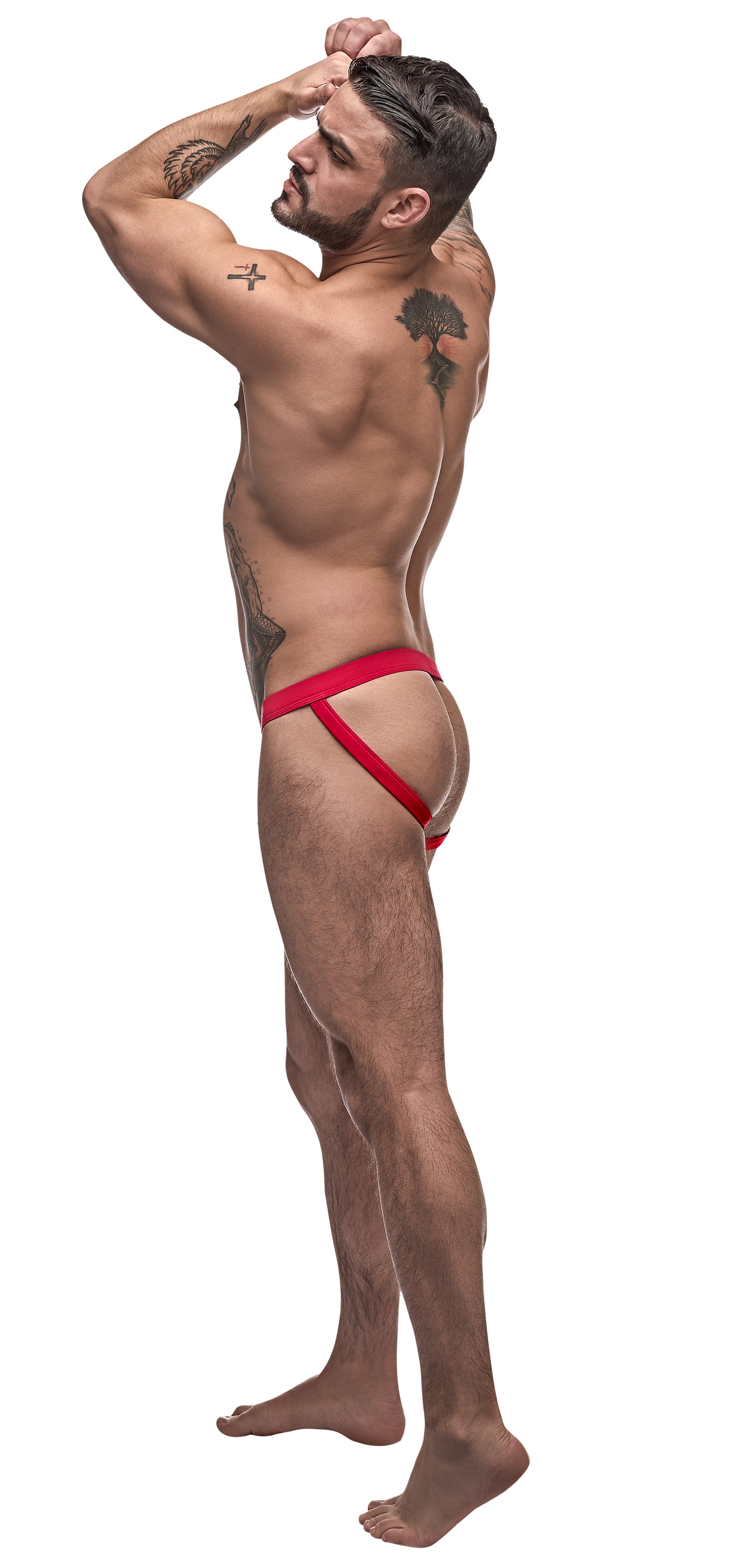 Male Power Pure Comfort Male Sport Jock Red Jocks and G-Strings
