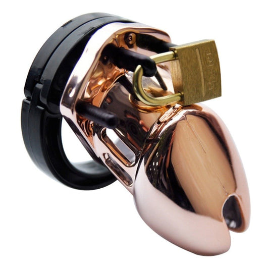 BDStyle Rose Gold Chastity Cage - Elevate Your Intimate Experience - Male Chastity
