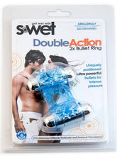 S-Wet Double Action Dual Bullet Ring Cock Rings