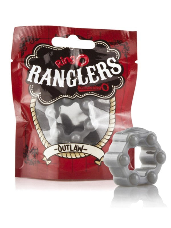 Screaming O's Outlaw Rangler - Molded Pleasure for Intense Climax Cock Rings