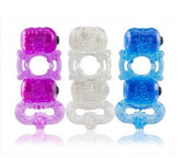 Screaming O's Tri-O - Dual Stimulation Pleasure Ring for Couples Blue Cock Rings