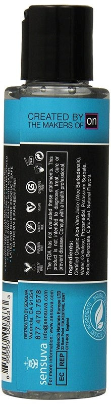 Sensuva Natural Water Based Personal Lubricant Water Based Lubes