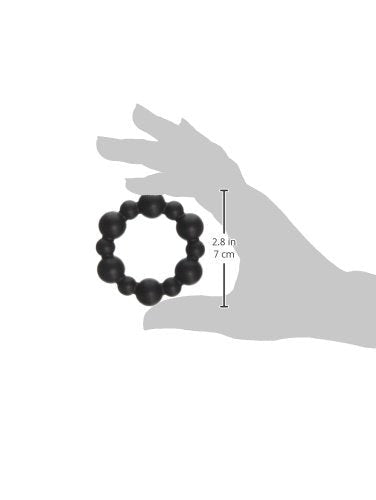 Shadow Silicone Beaded Cock Ring Cock Rings