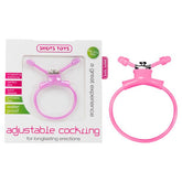 SHOTS Adjustable Cock Ring in Pink Cock Rings