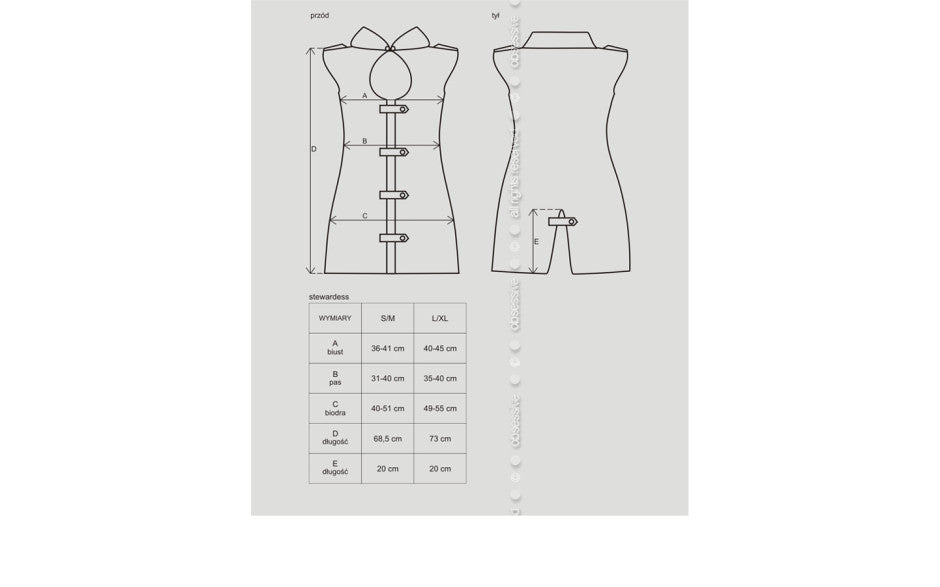 Obsessive Stewardess 3 Piece Sexy Womens Costume Fancy Dress Ups