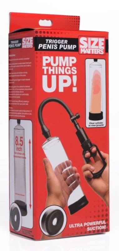 Size Matters Trigger - Pump up Pleasure with Ease Pumps, Extenders and Sleeves