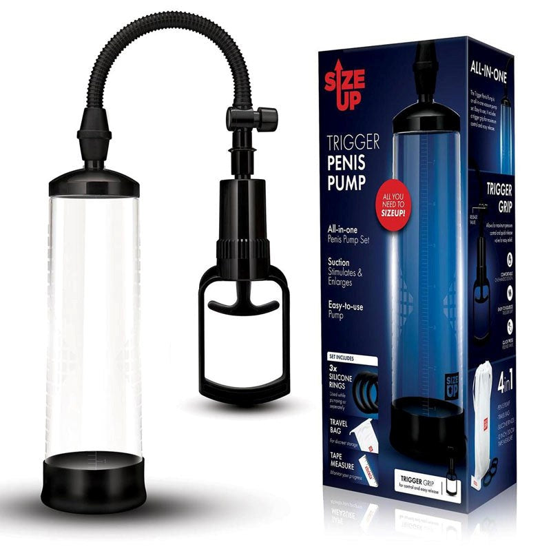 Size Up Trigger - Effortless Penile Enhancement Pumps, Extenders and Sleeves