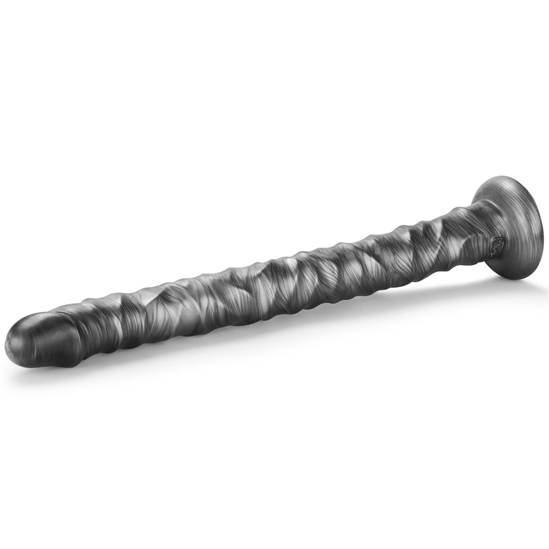 Lovetoy King Sized Vibrax Slider Vibrating Dildo Grey Vibrating Dildos