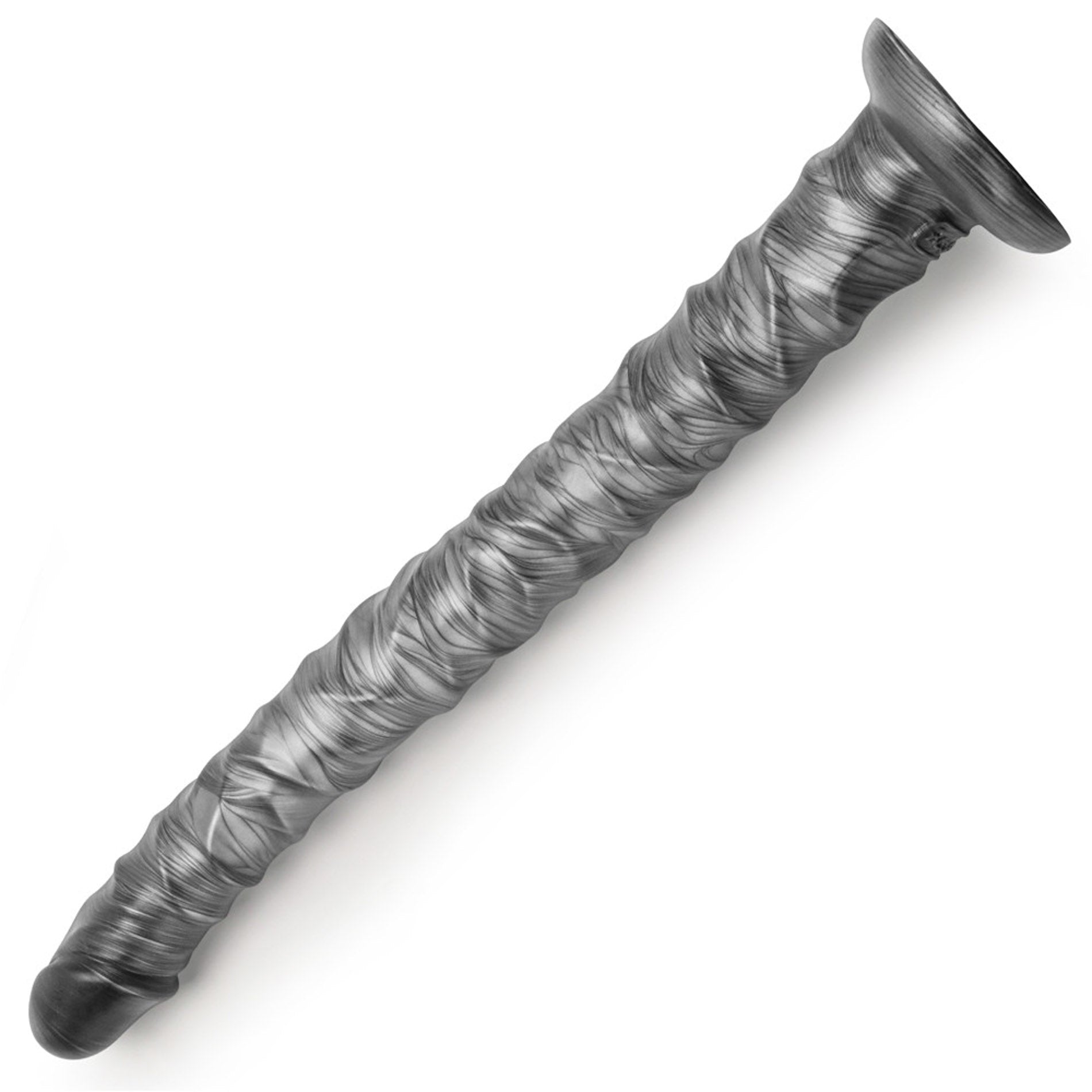 Lovetoy King Sized Vibrax Slider Vibrating Dildo Grey Vibrating Dildos