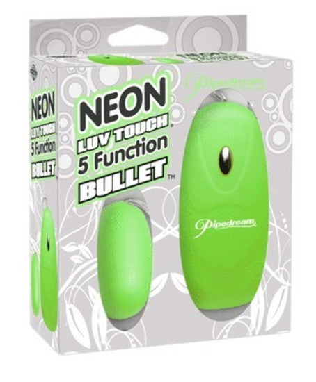 Pipedream Neon Luv Touch 5 Function Bullet Vibrator Bullet Vibrators