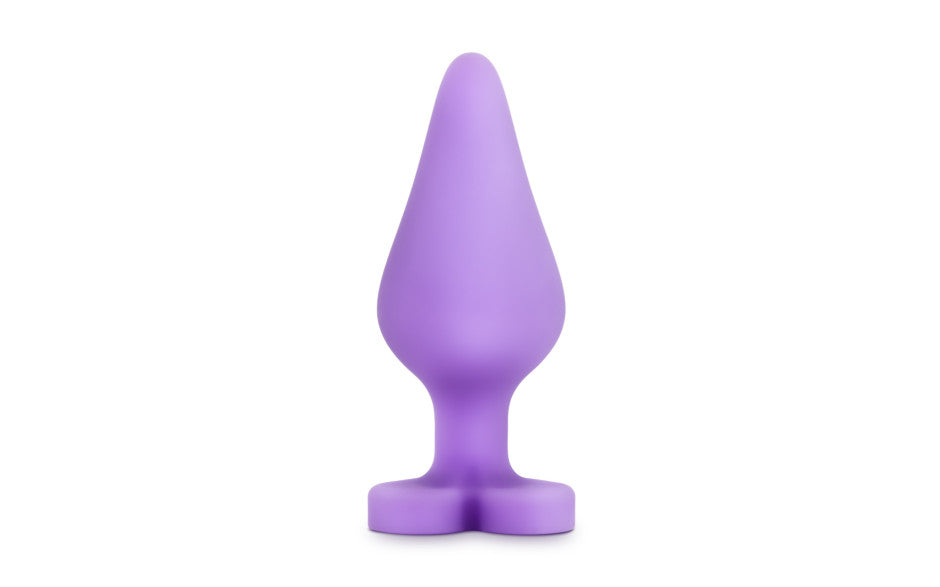 Play With Me Naughty Candy Heart Shaped Do Me Now Silicone Anal Plug Butt Plugs