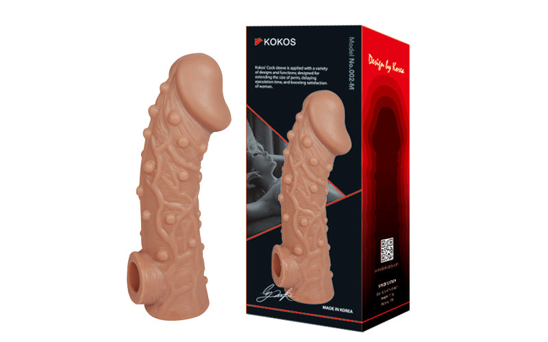 Kokos Stretchy Mens Cock Extender Sleeve 2 Penis Sleeves and Extenders