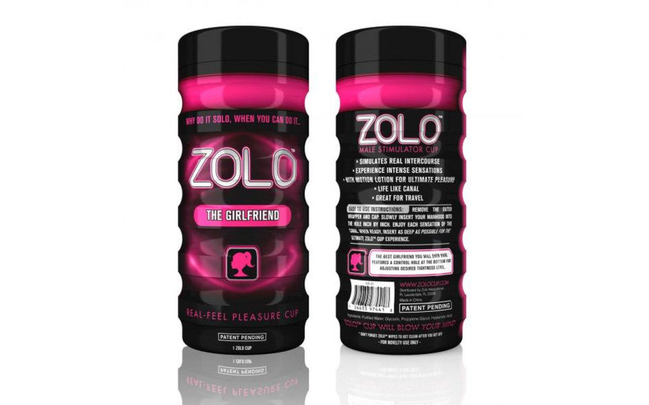 Zolo The Girlfriend Travel Size Male Stroker Cup Masturbators and Strokers
