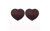 Lovetoy Reusable Red Diamond Heart Nipple Pasties Breast and Nipple Toys