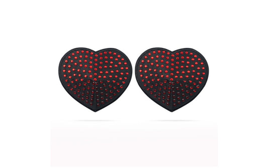 Lovetoy Reusable Red Diamond Heart Nipple Pasties Breast and Nipple Toys