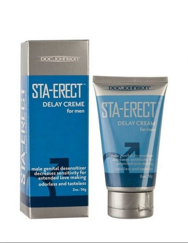 Doc Johnson Sta-Erect Sex Delay Cream For Men Delay and Excite Sprays
