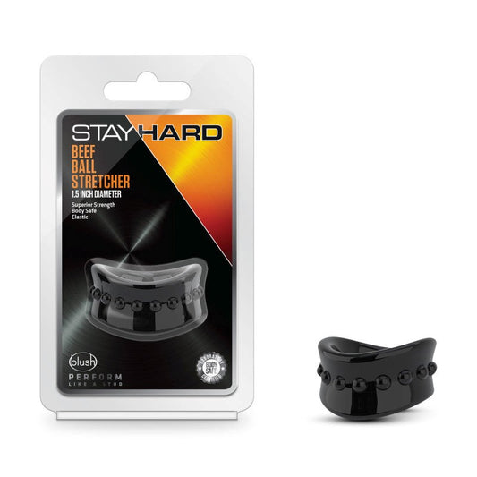 Enhance Pleasure and Control with the Stay Hard Beef Ball Stretcher - Ball and Cock Toys