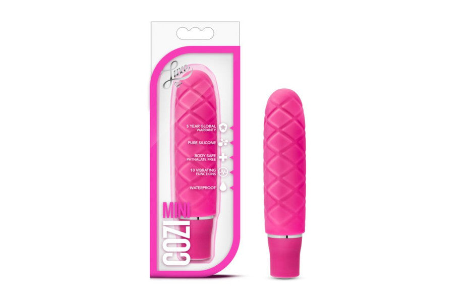 Luxe Cozi Mini Multi Function Bullet Vibrator Pink Bullet Vibrators
