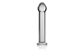 Glass Romance 1 Glass Dildo 7 Inch Clear Glass Sex Toys