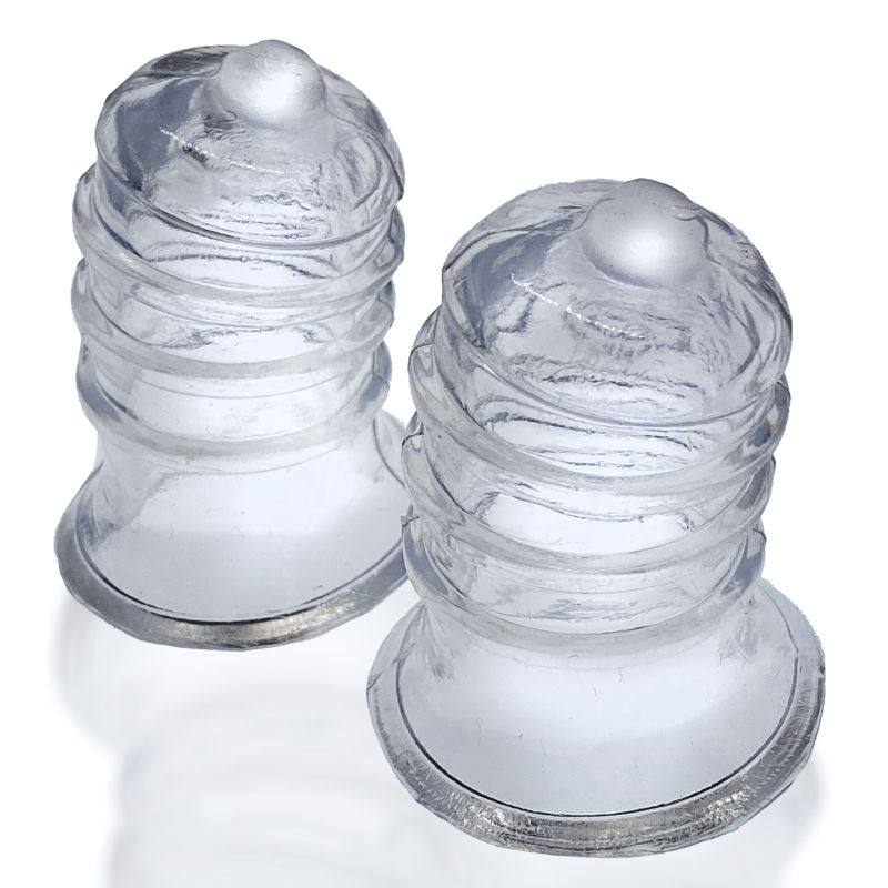 Hunkyjunk ELONG Wide Base TPR Nipsucker Nipple and Clit Clamps